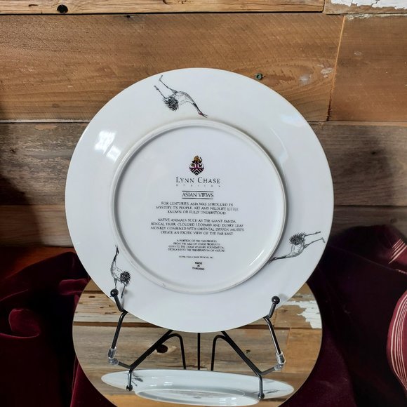 1998 Lynn Chase Designs Plate Asian Views - Giant Panda Salad Plate #1 - Picture 6 of 7